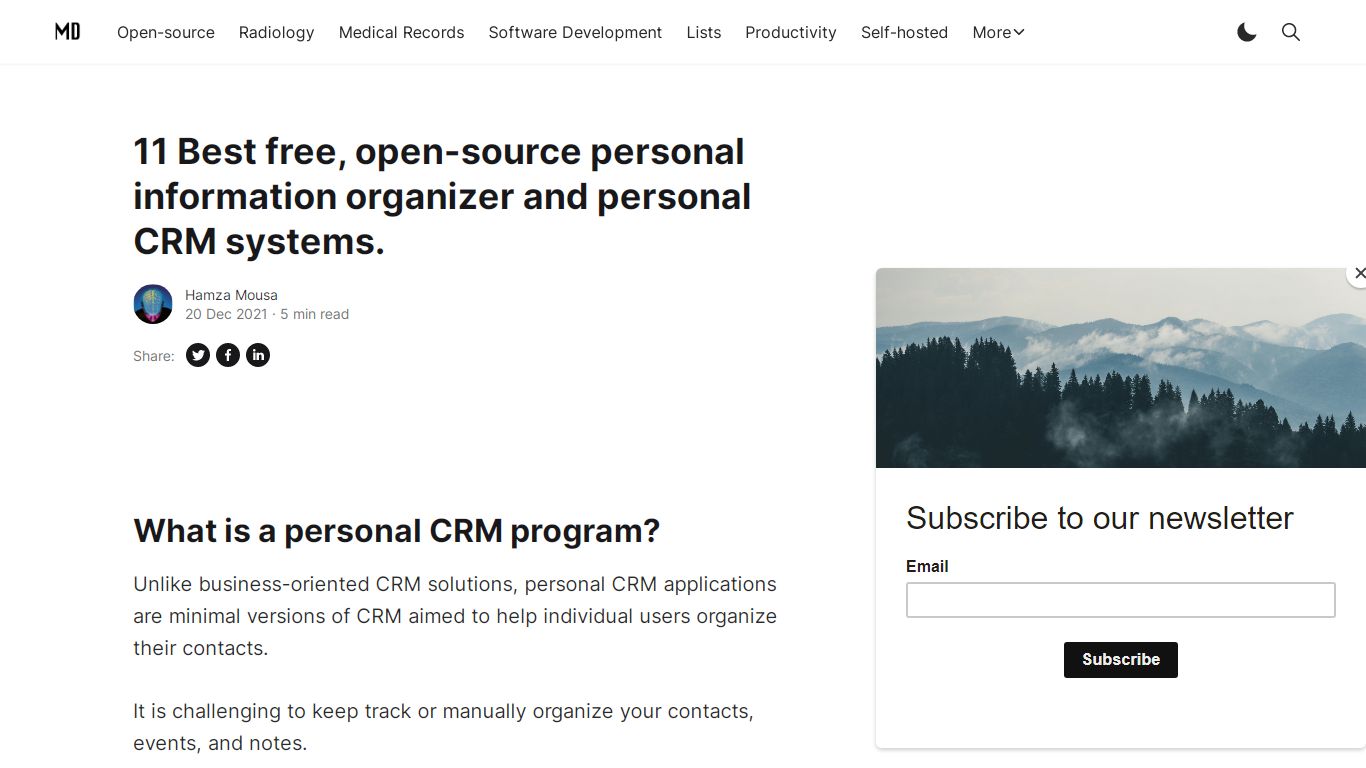 11 Best free, open-source personal information organizer and personal ...